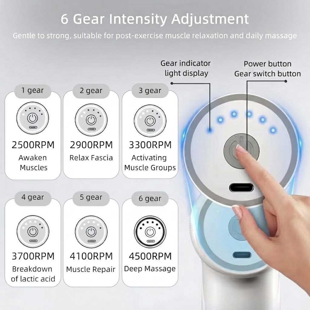 Premium Deep Tissue Massage Gun